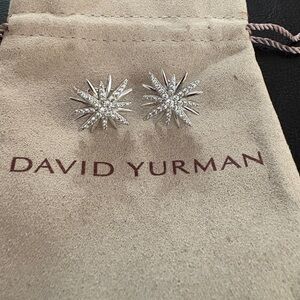 David Yurman Silver Starburst Studs